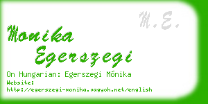 monika egerszegi business card